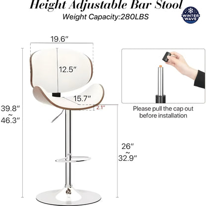 Modern Bar Chairs 4 PCS