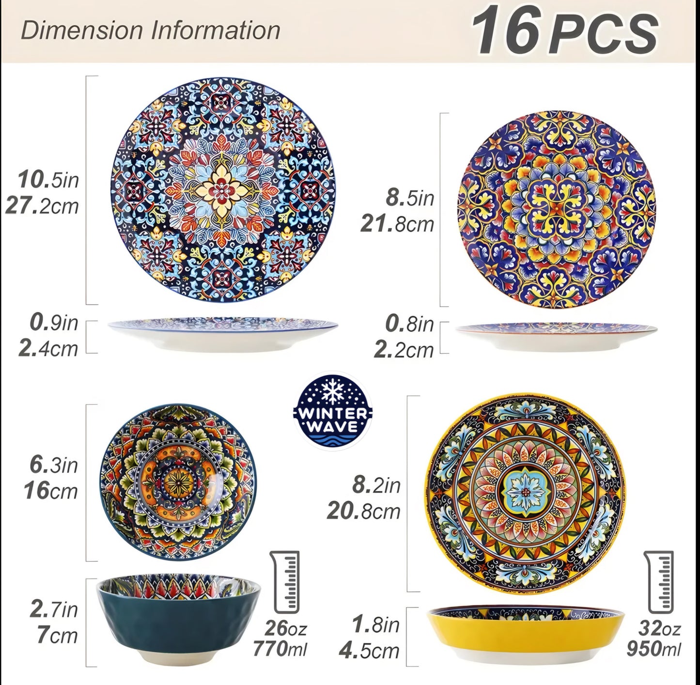 DinnerWare 16 PCS