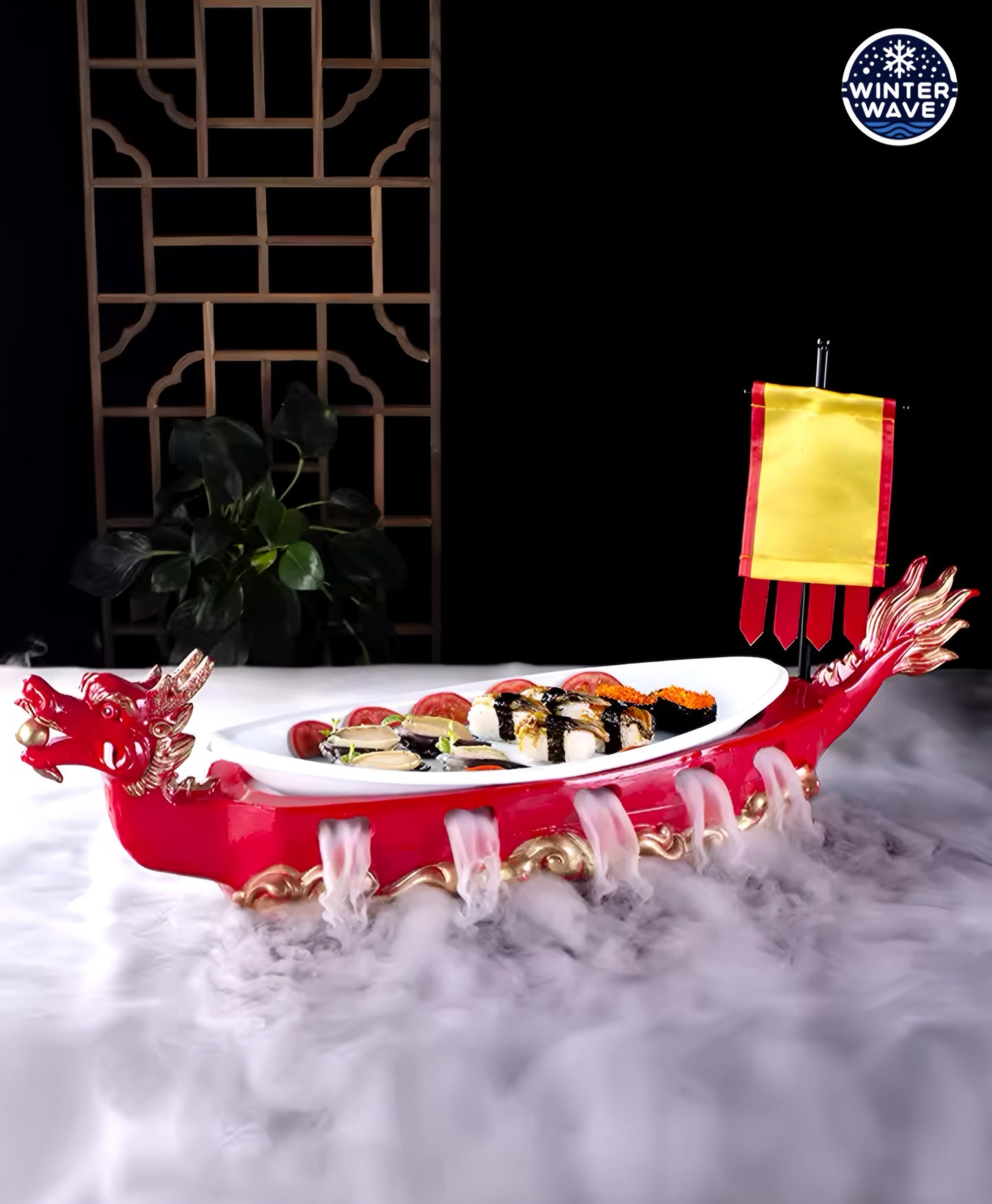 Dragon Shape Dry Ice Plate