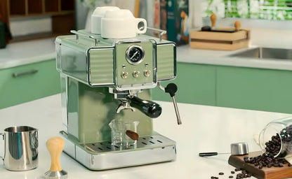 Italian Style Espresso Coffee Machine Milk Frother