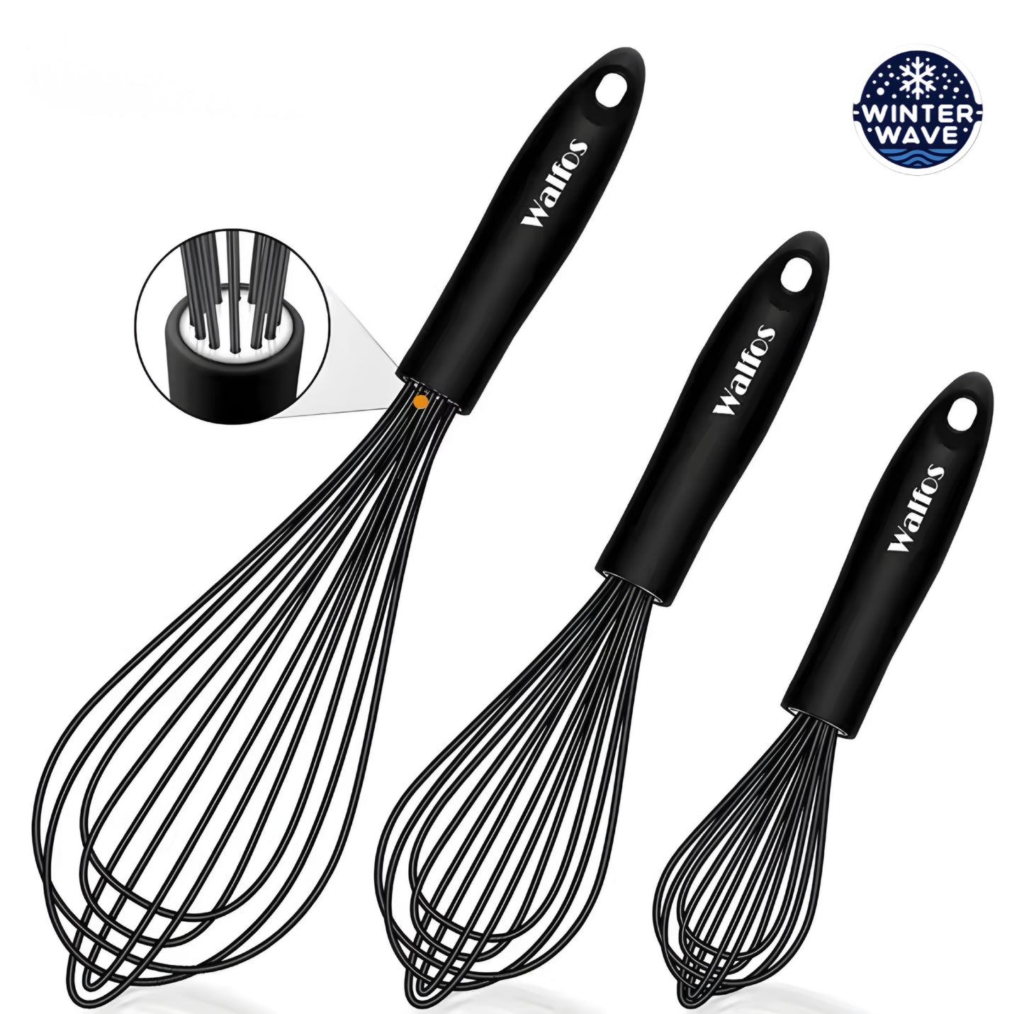 Manual Whisker Mixer 3 PCS