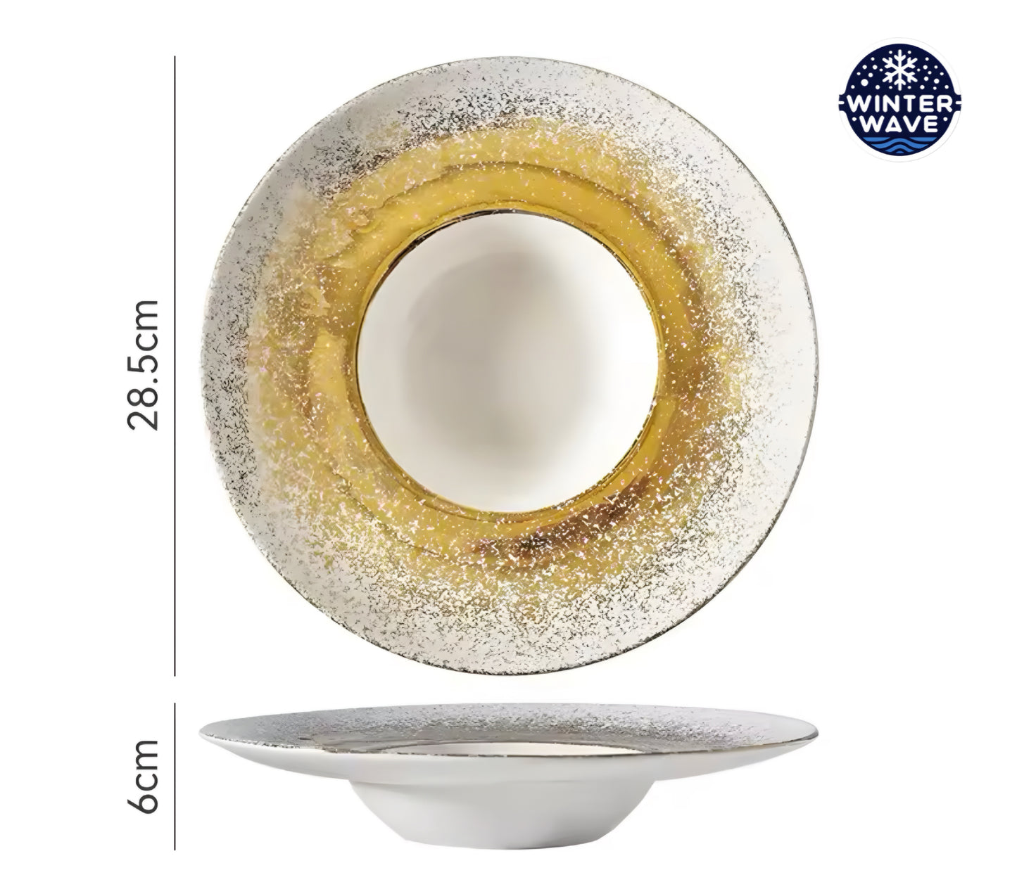 Luxury Ceramic Plates 4 PCS