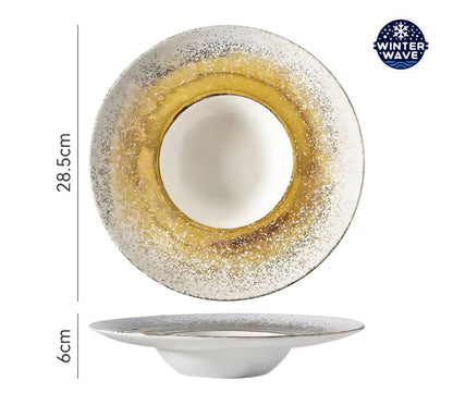 Luxury Ceramic Plates 4 PCS