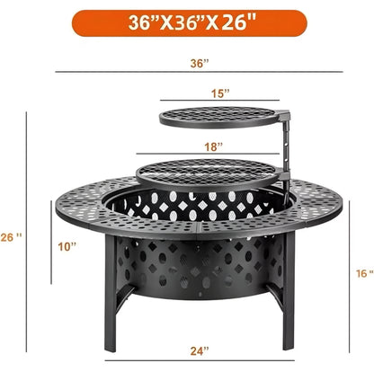 Fire Pit BBQ Grill