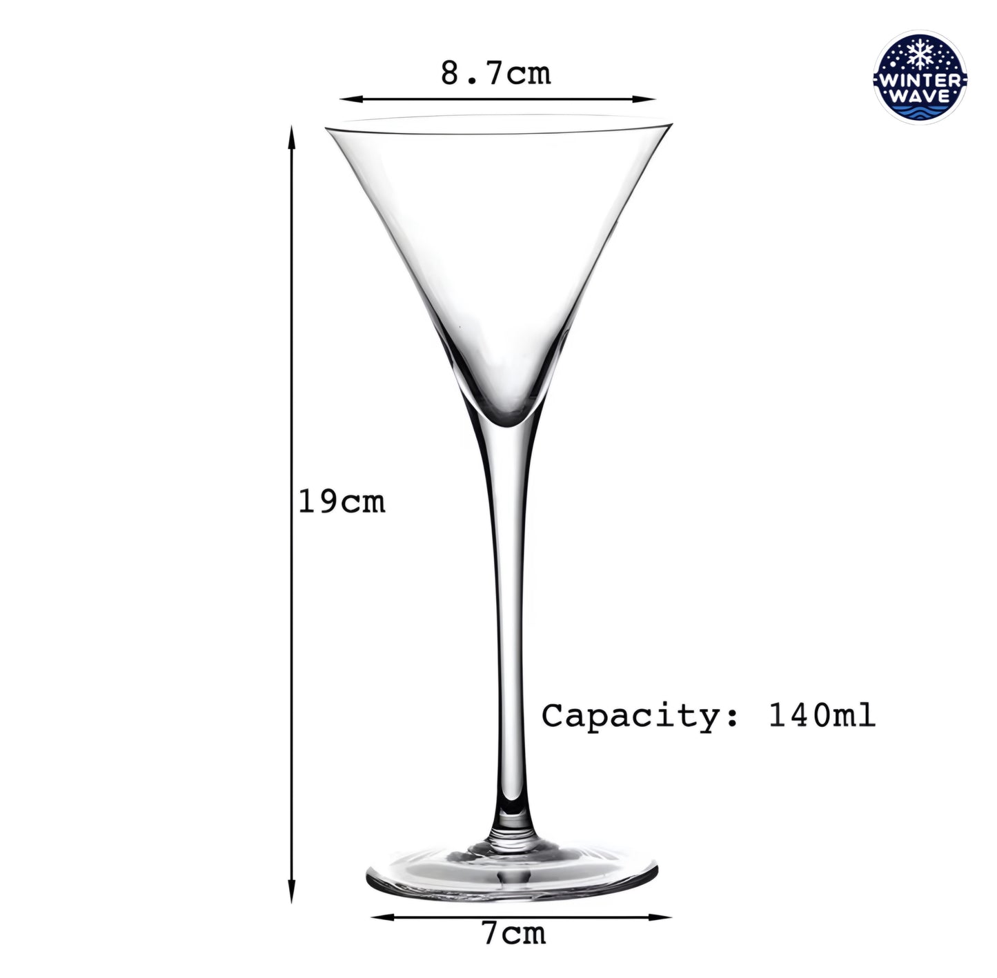 Martini Glasses 8 PCS
