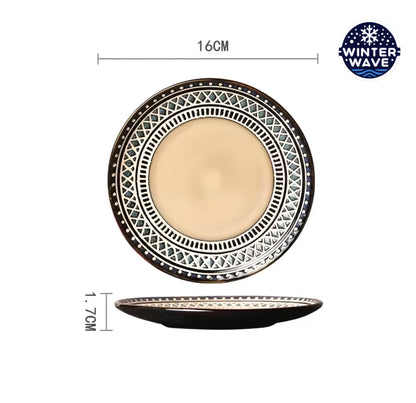 Hand Painted Ceramic Plates 6 PCS