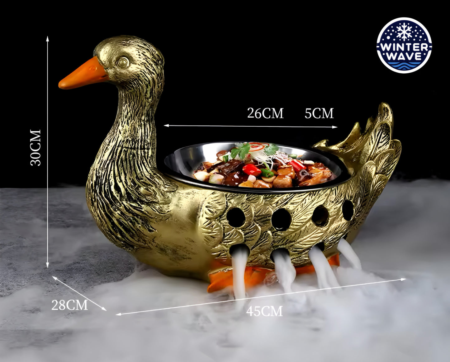 Creative Dry Ice Plate