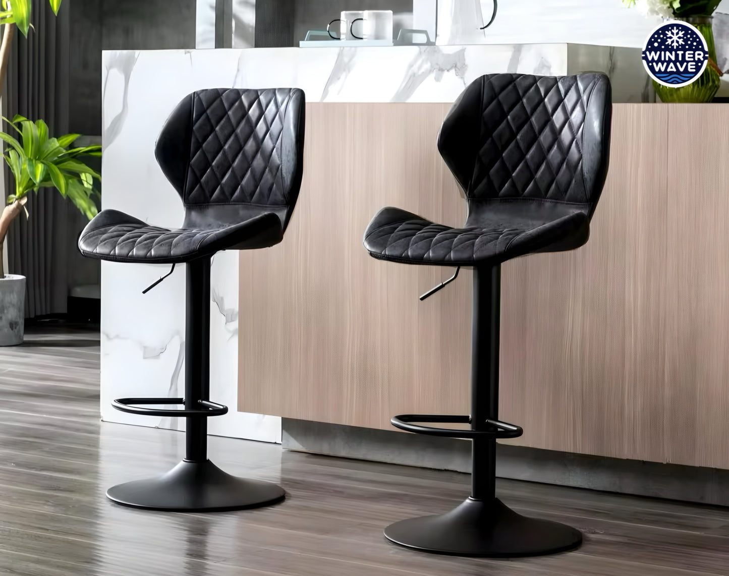 Luxury Bar Chairs 2 PCS