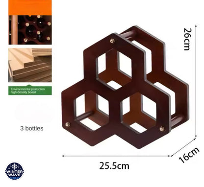 Wooden Bottle Stand