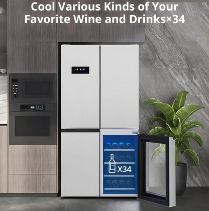 French Door Fridge Freezer Wine Cooler