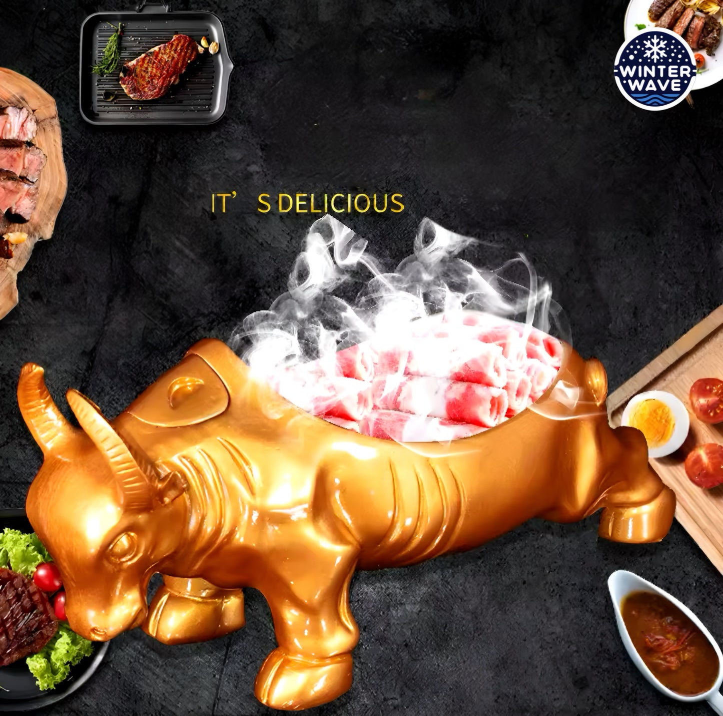 Bull Dry Ice Plate