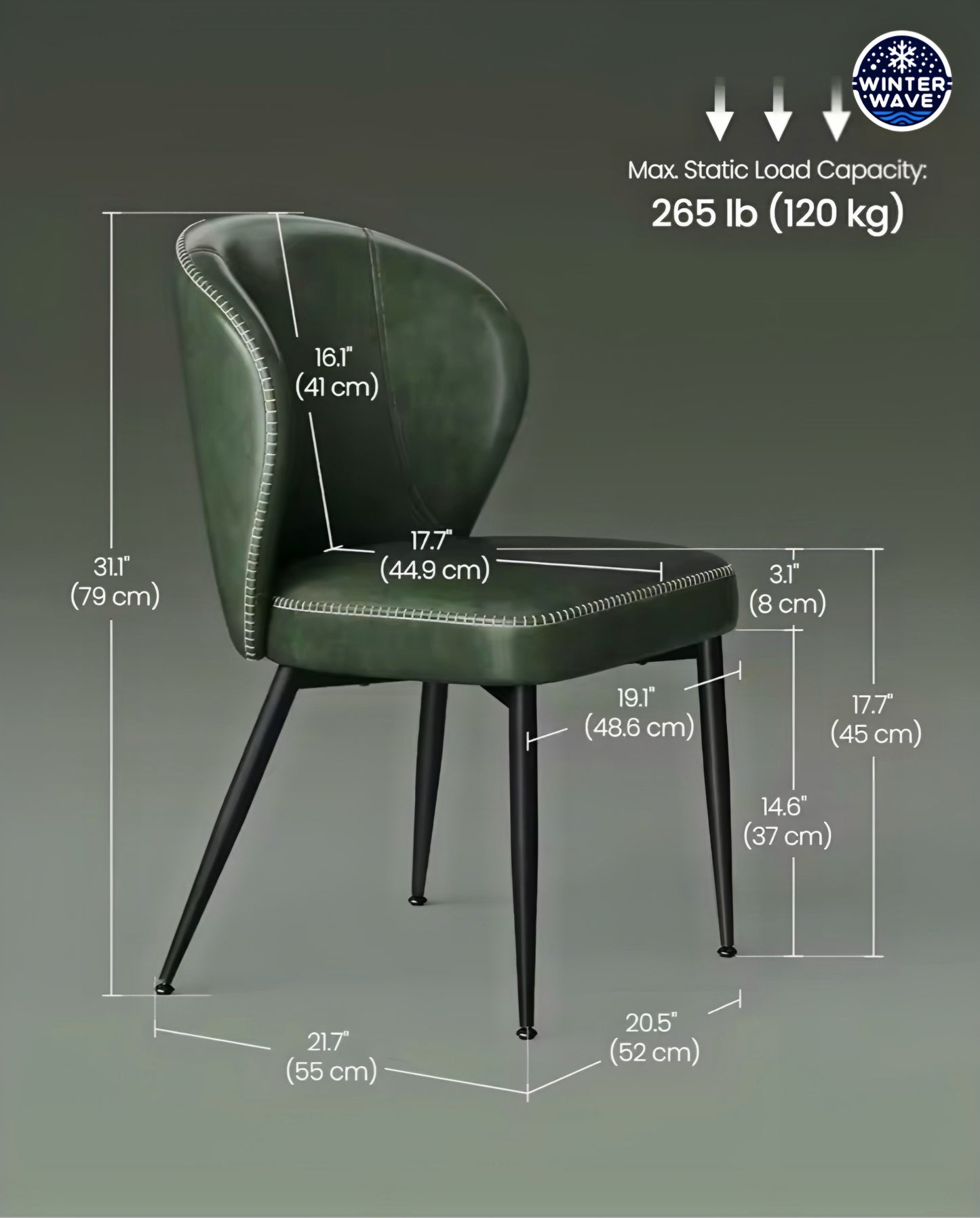 Luxury Dining Chairs 4 PCS