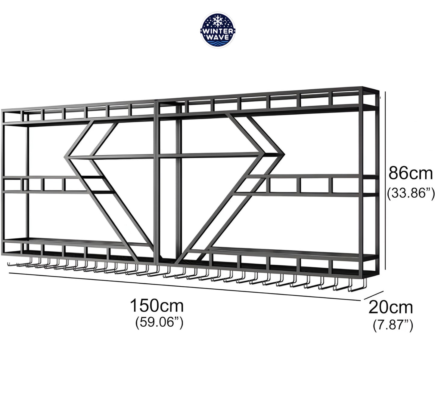 Led Diamond Shape Shelf