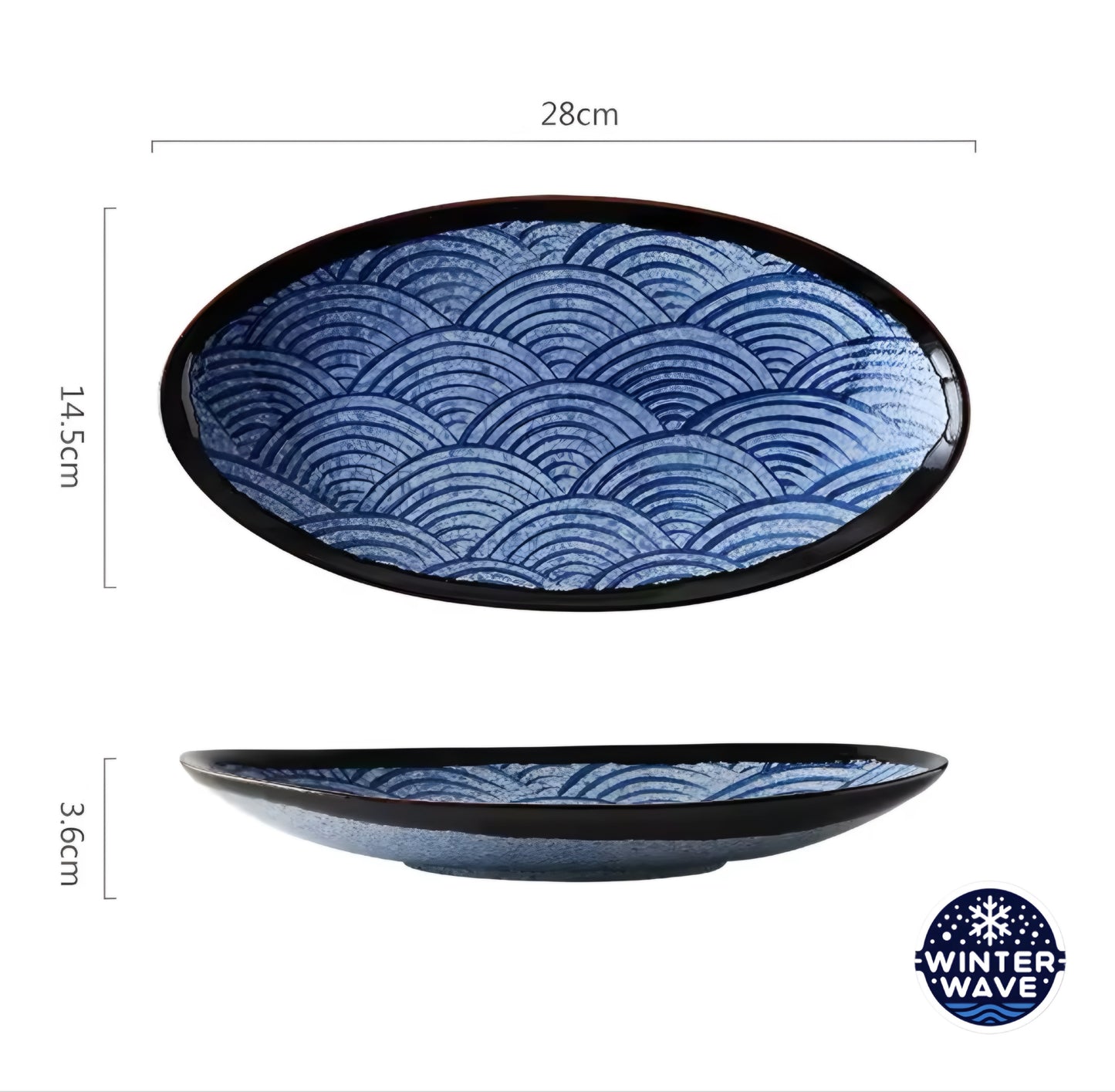 Ceramic Plates 4 PCS