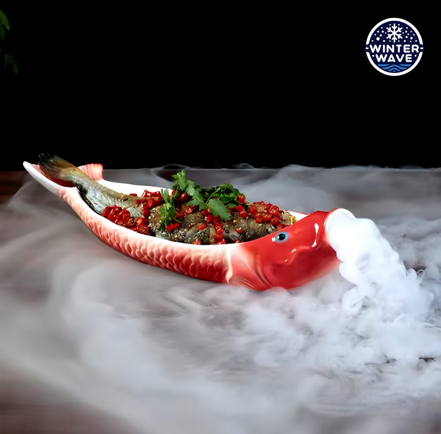 Fish Shape Dry Ice Plate