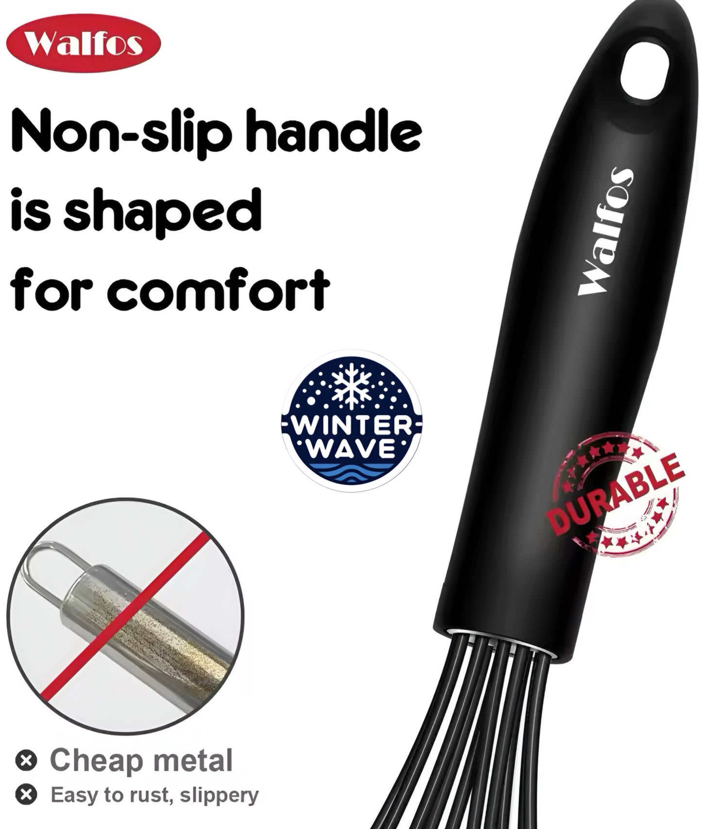 Manual Whisker Mixer 3 PCS
