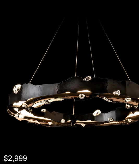Hand forged Steel lighting