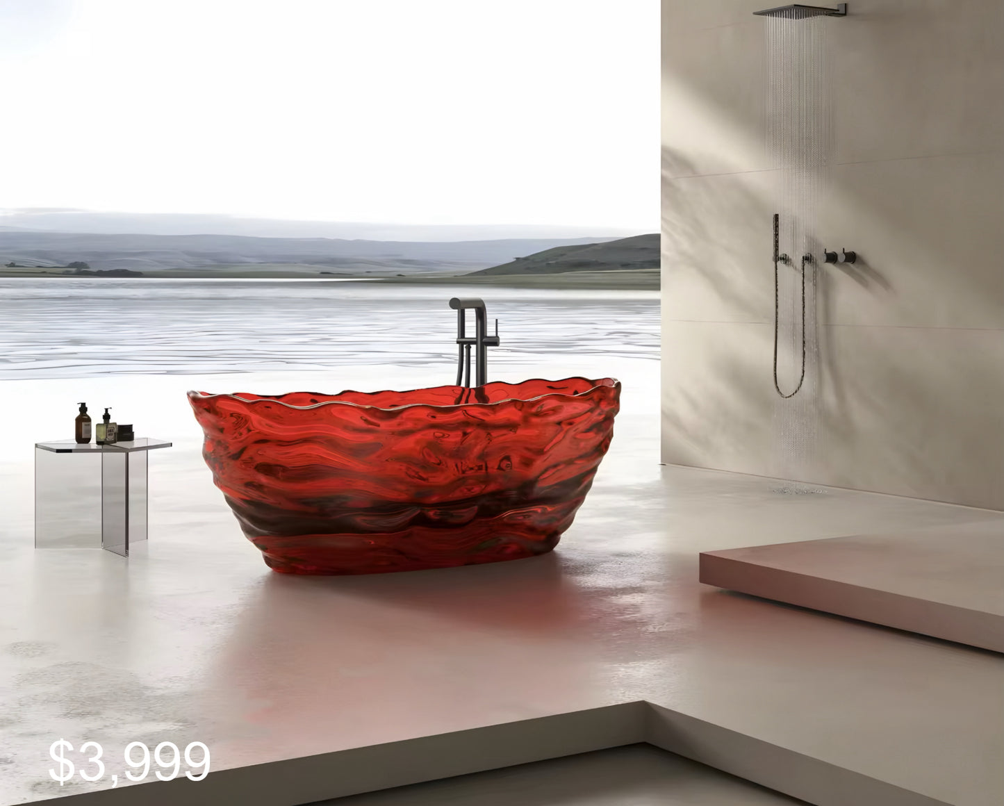Red Bathtub