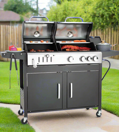 Gas & Charcoal Grill
