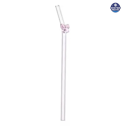 Glass Reusable Straws 100 PCS + Brushes