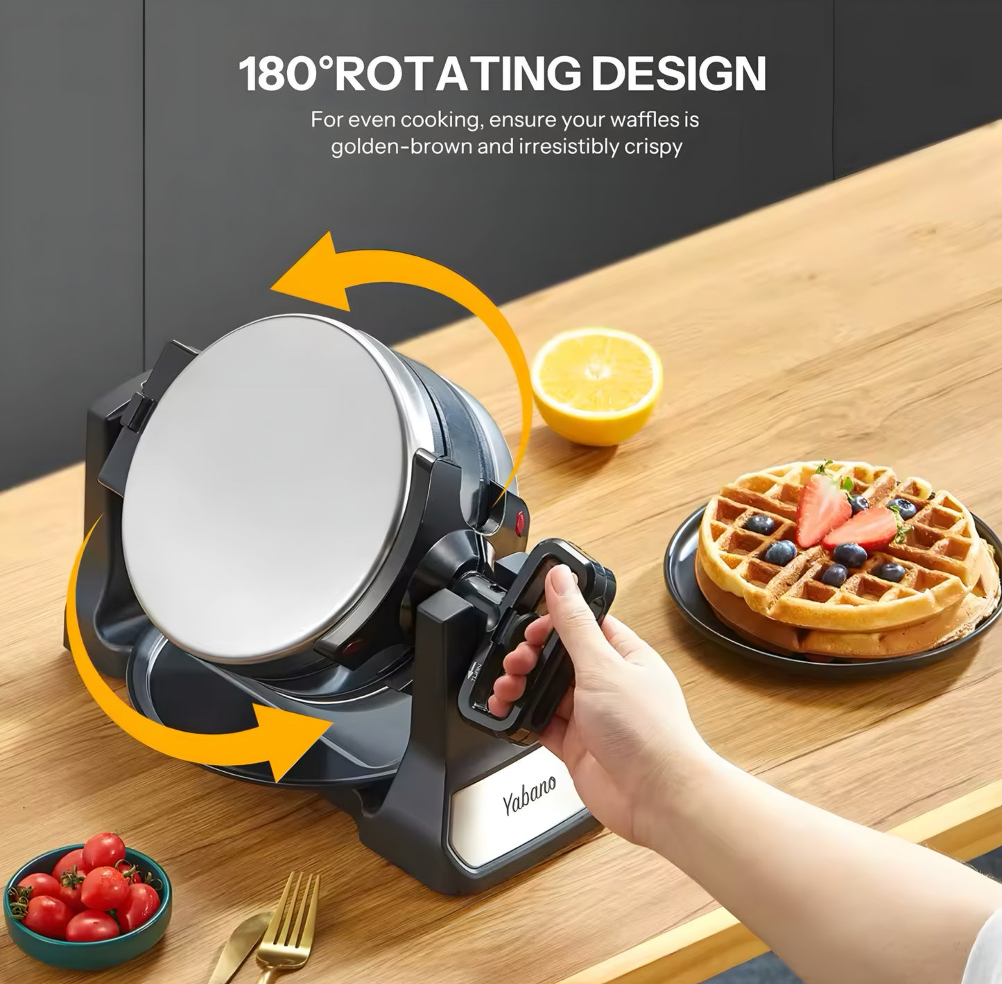 Rotating Waffle Maker