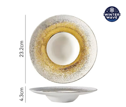 Luxury Ceramic Plates 4 PCS