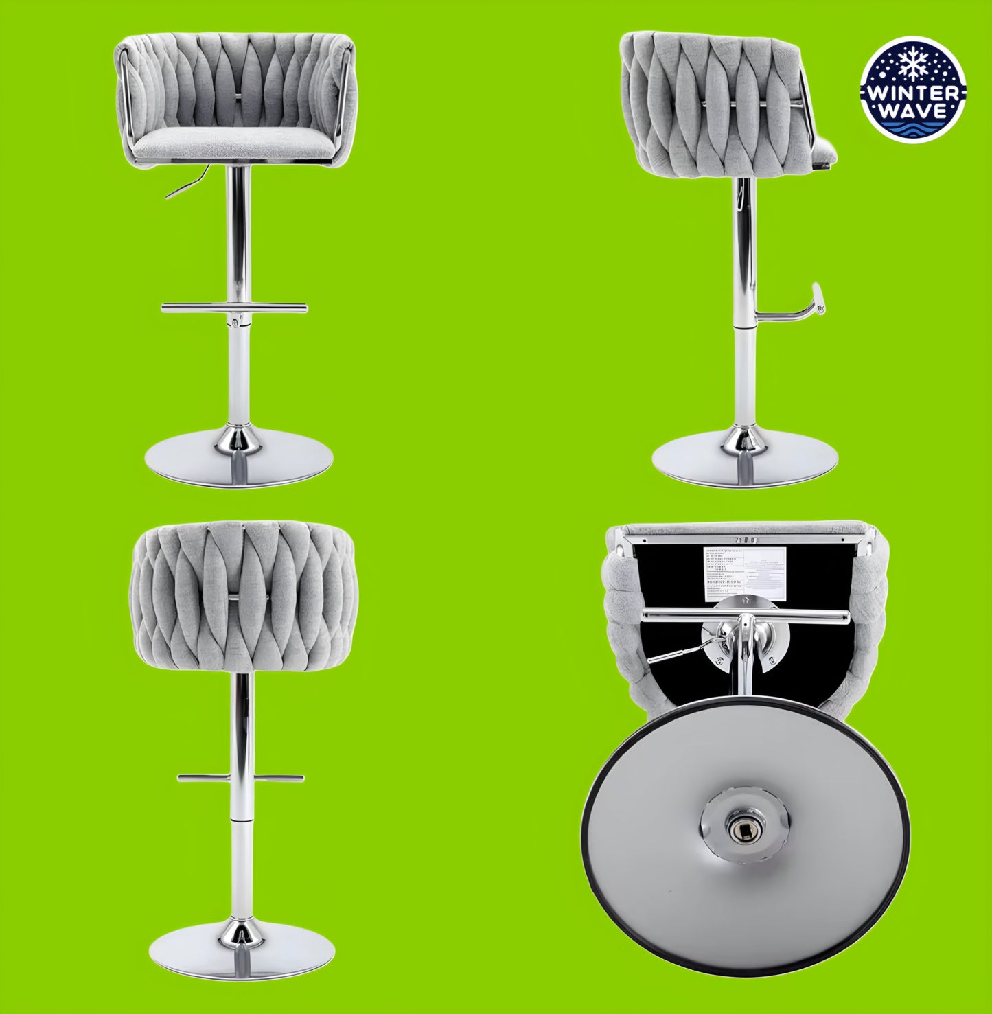 Modern Bar Chairs 2 PCS