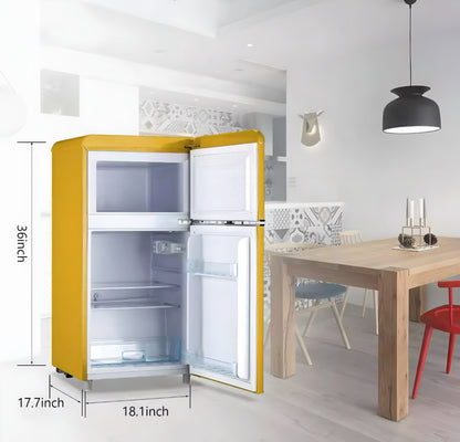 Vintage Style Mini Fridge