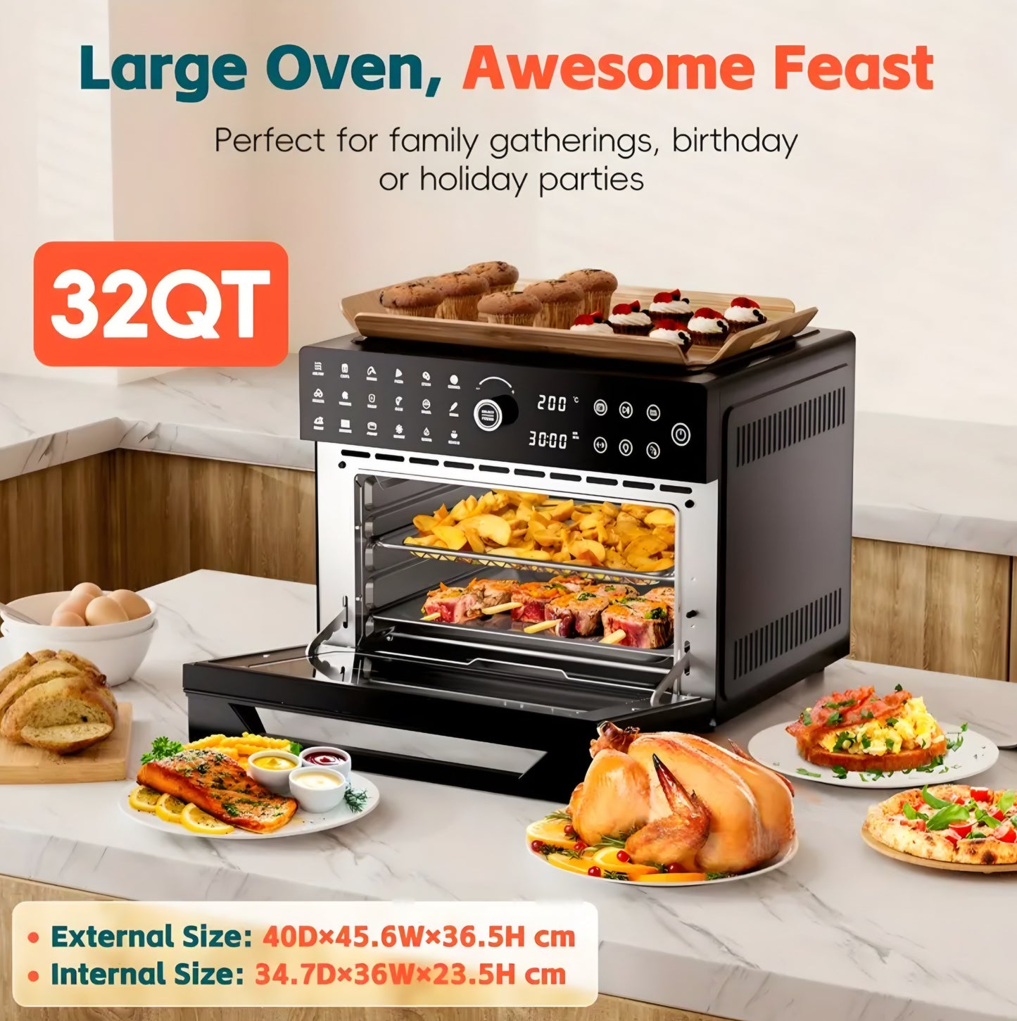 Large Air Fryer Oven