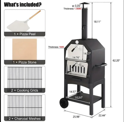 Patio Pizza Oven Grill