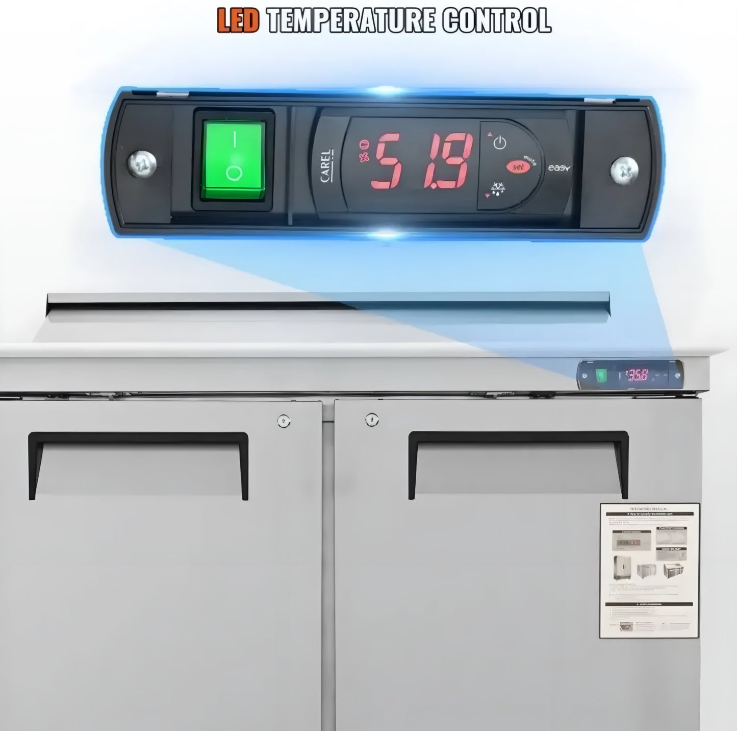Commercial Fridge Table Food Prep Station