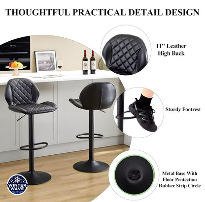 Luxury Bar Chairs 2 PCS