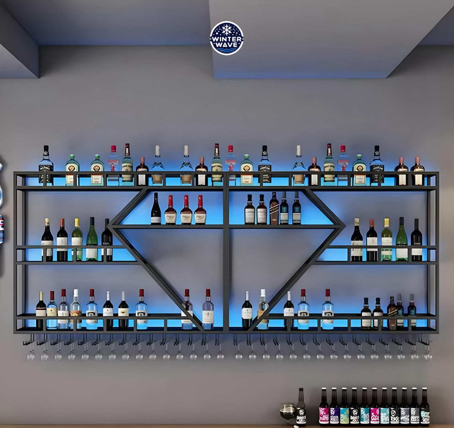 Led Diamond Shape Shelf