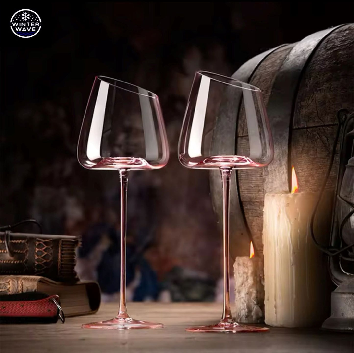Wine Glass Ultra-Thin Crystal Burgundy Bordeaux Goblet 6 PCS