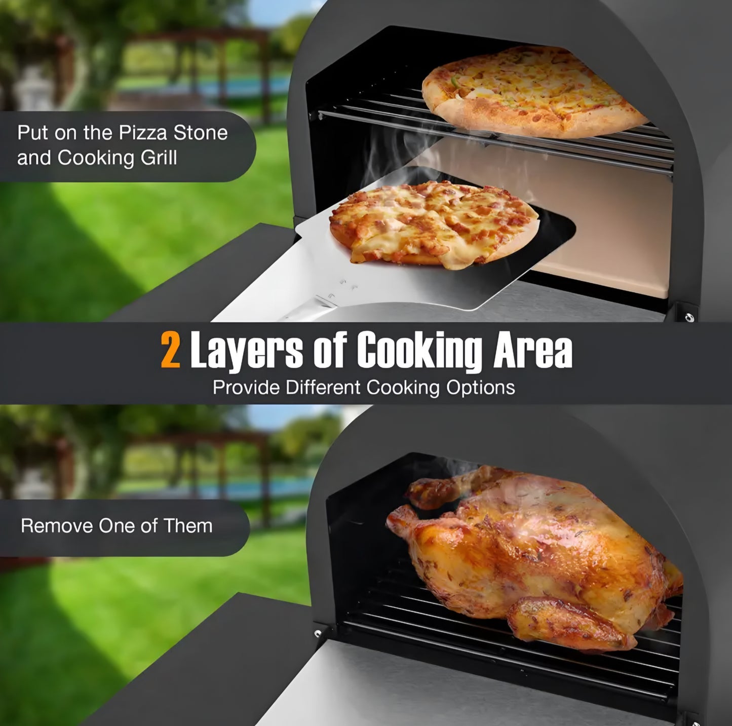 Outside Pizza Oven
