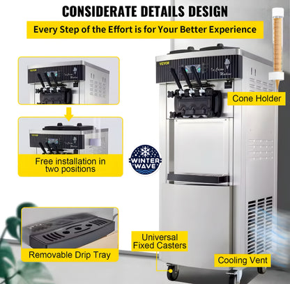 Commercial Soft Ice Cream Maker
