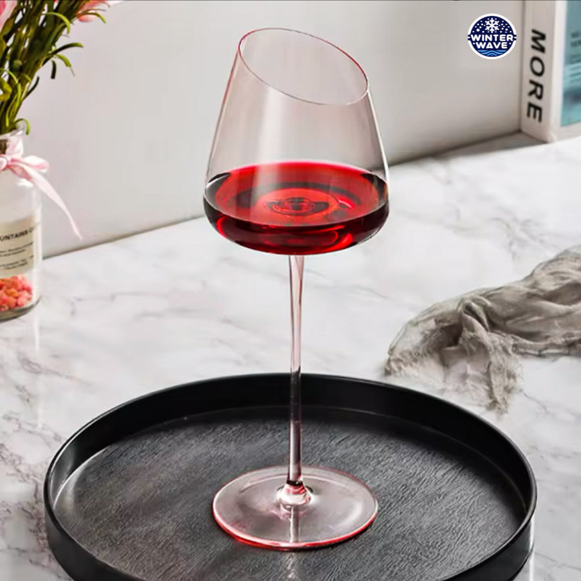 Wine Glass Ultra-Thin Crystal Burgundy Bordeaux Goblet 6 PCS