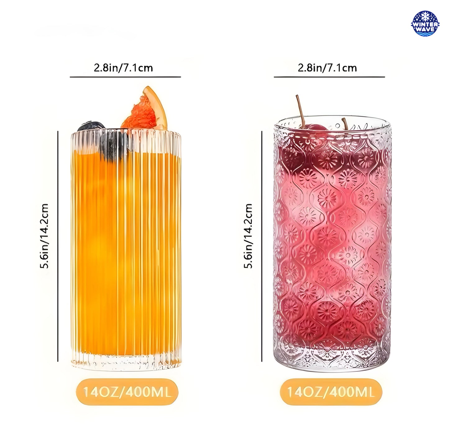 Cocktail Glasses 6 PCS