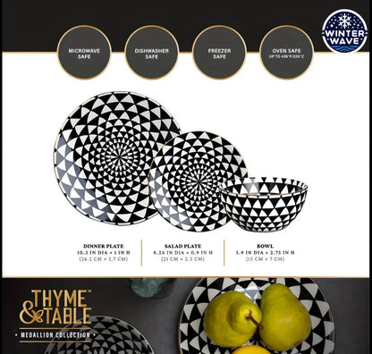 DinnerWare 12 PCS