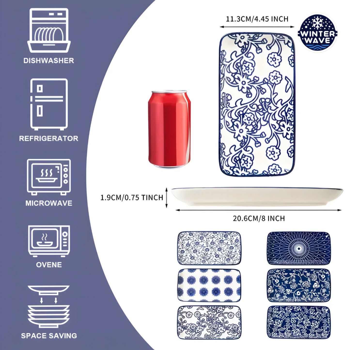 Rectangular Ceramic Plates