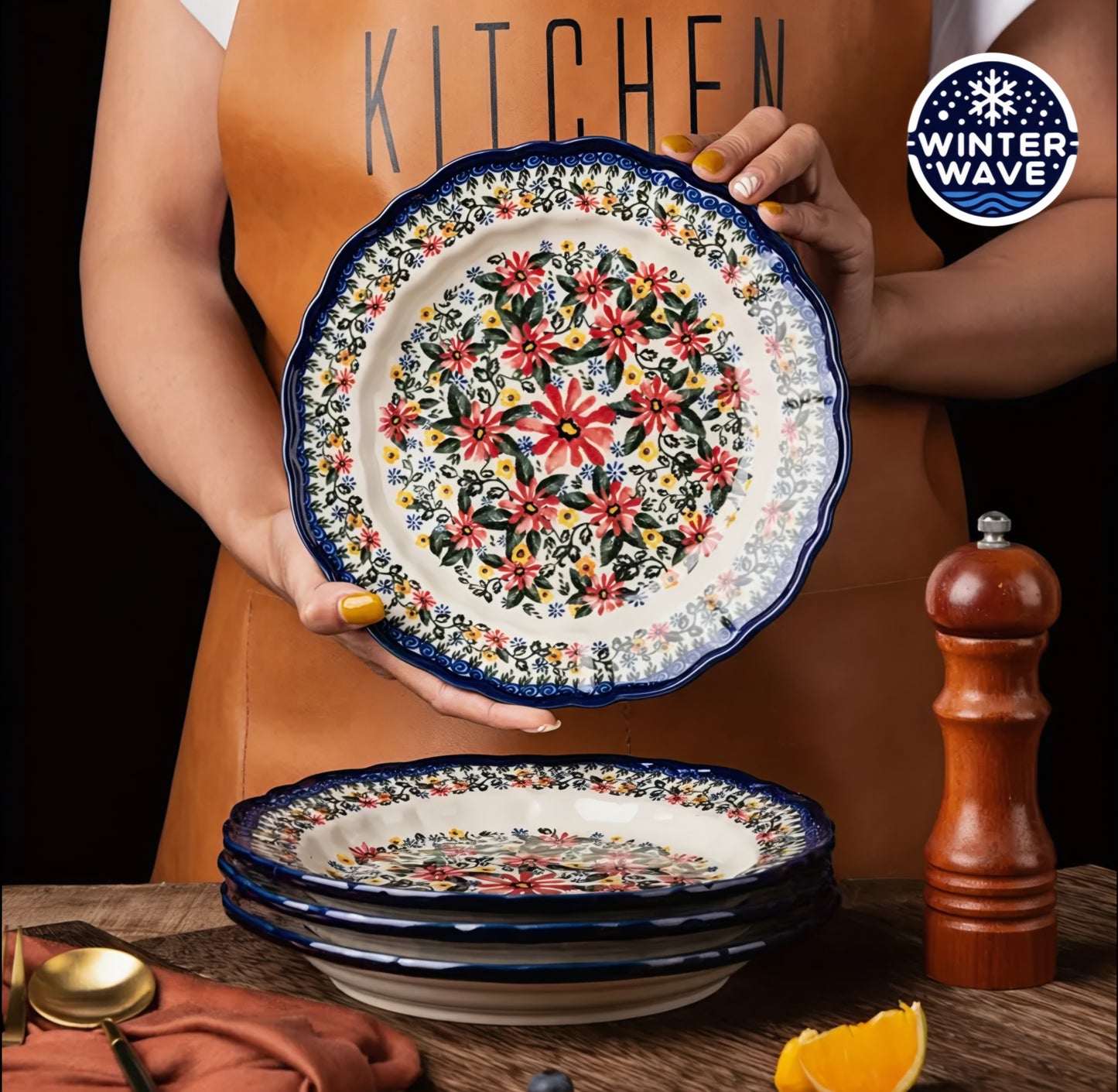 Ceramic Dinner Plate 4 PCS