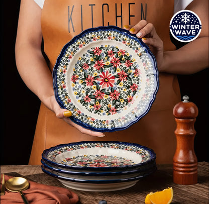 Ceramic Dinner Plate 4 PCS