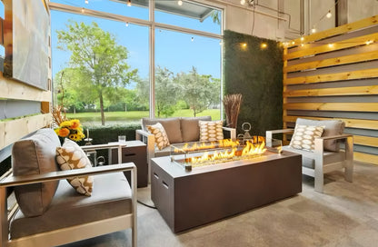 Concrete Gas Fire Pit