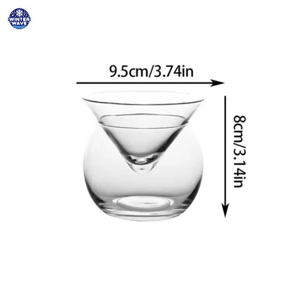 Triangular Cocktail Glasses 6 PCS