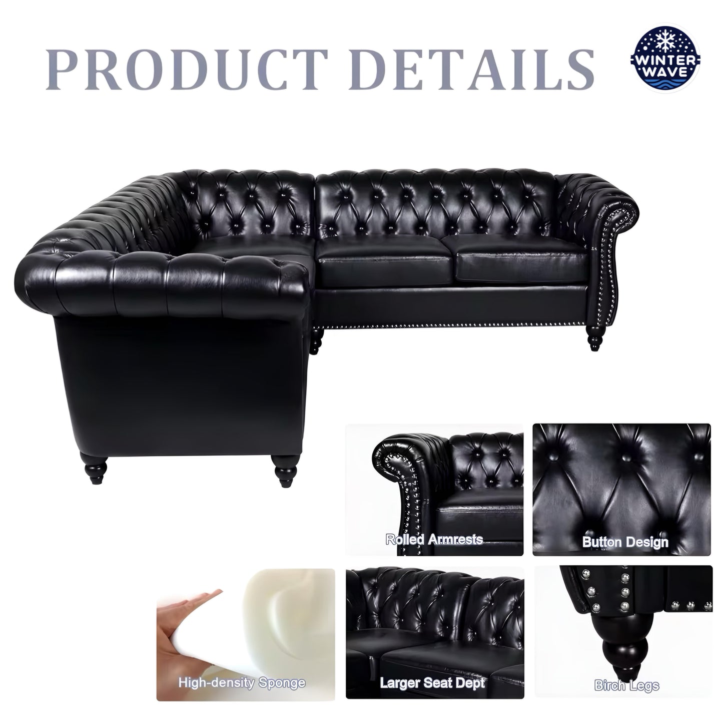 Leather Sofa Chesterfield
