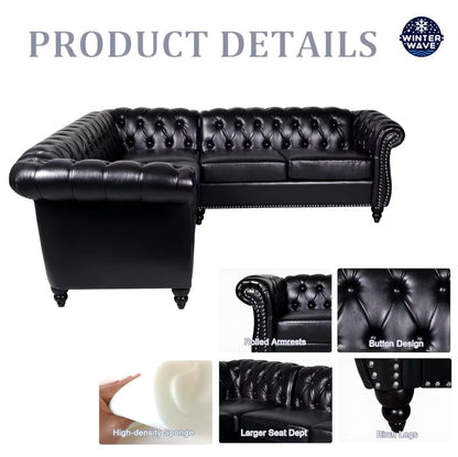 Leather Sofa Chesterfield
