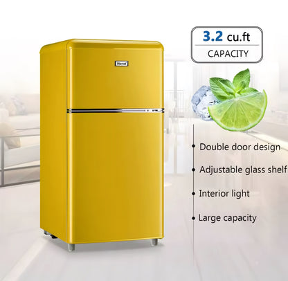 Vintage Style Mini Fridge
