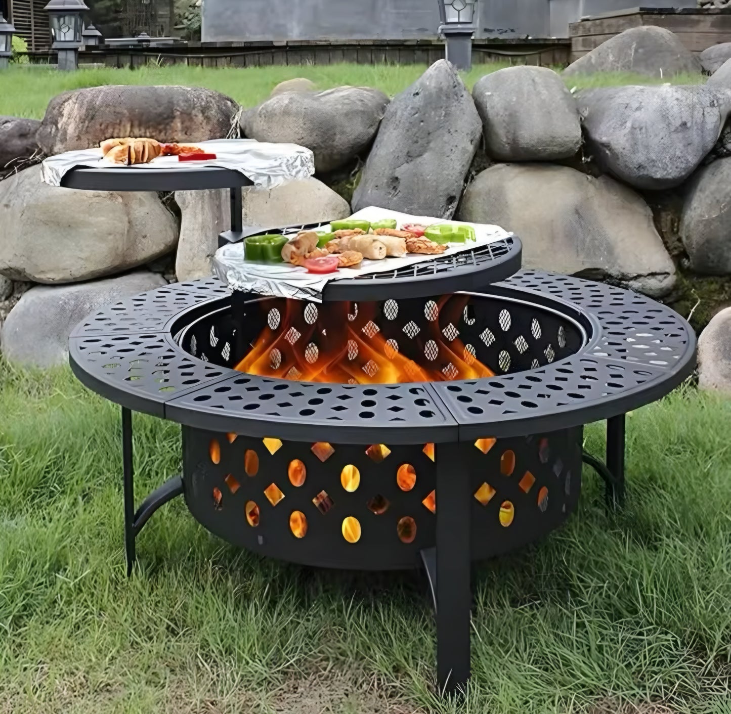 Fire Pit BBQ Grill