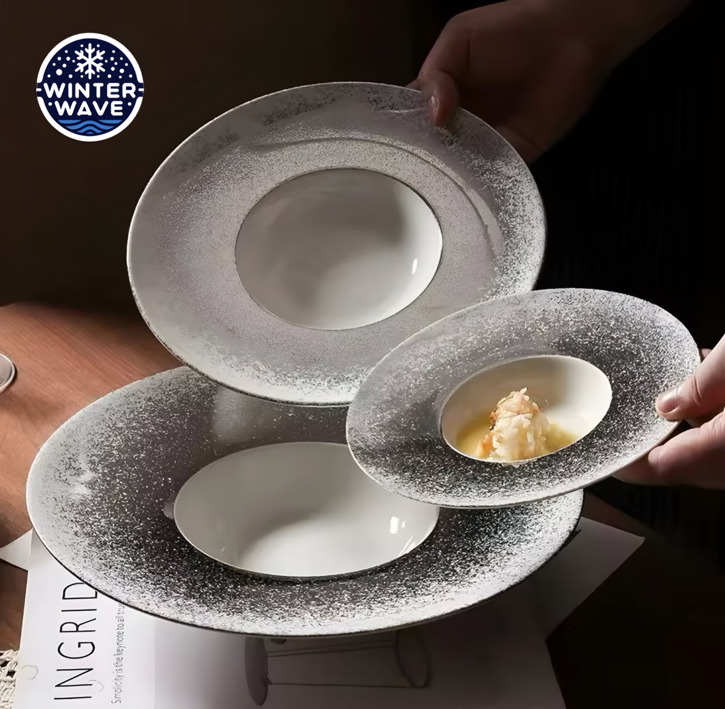 Luxury Ceramic Plates 4 PCS
