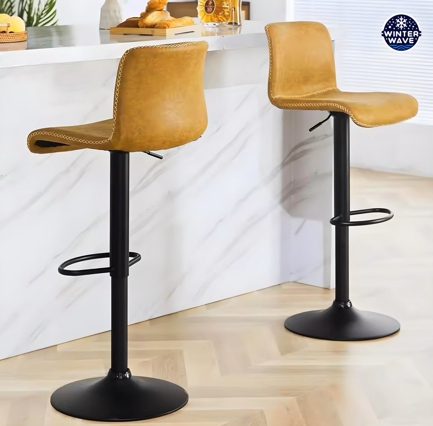 Luxury Bar Chairs 3 PCS
